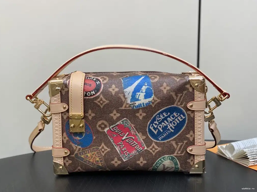 WIS LOUIS Trunk VUITTON PM-21*14*6CM Side 0420